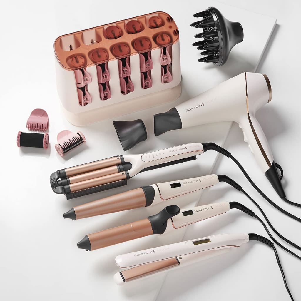 Remington hair straightener curler sales